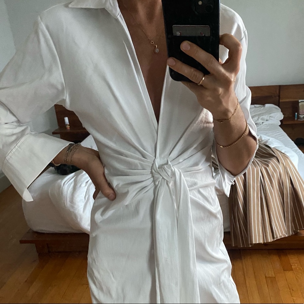 Zara White Dress